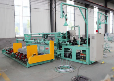 China Custom Heavy Duty Fencing Wire Making Machine , 4M Width Chain Link Weaving Machine supplier