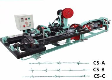 China Durable Fencing Wire Manufacturing Machine , High Standard Barbed Wire Machine supplier