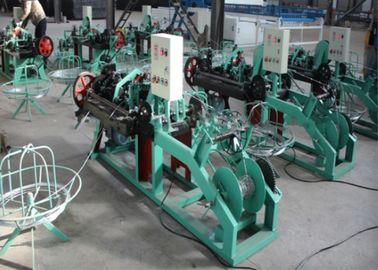 China PVC Coated Wire Barbed Wire Fencing Machine , Fully Automatic Barbed Wire Machine supplier