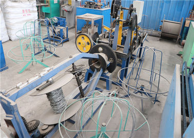 China Stainless Steel Wire Barbed Wire Making Machine Compact Structure Saving Materials supplier